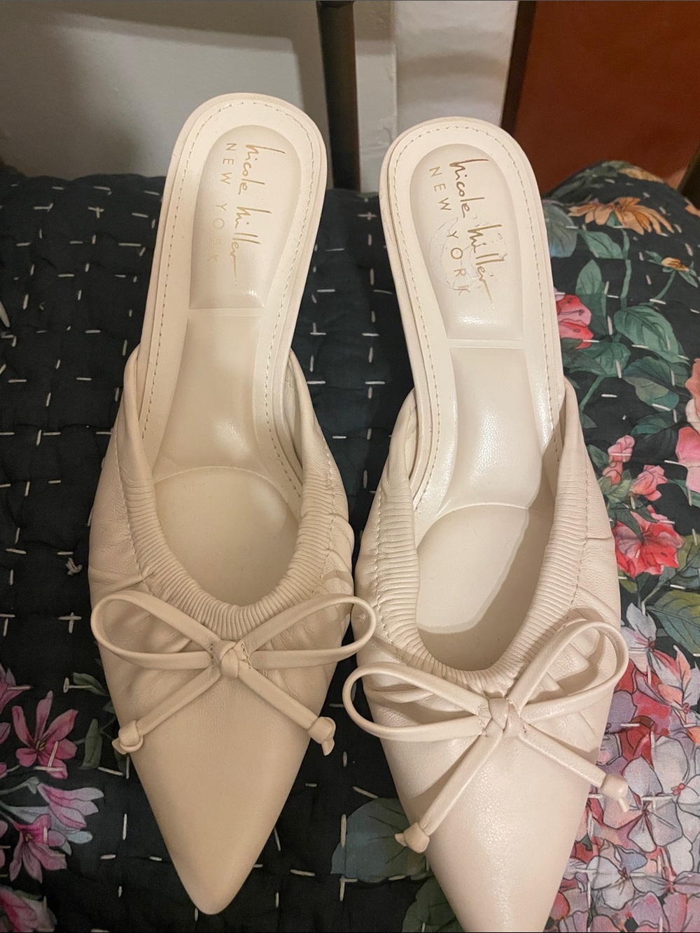 Bow Kitten Heel Mule